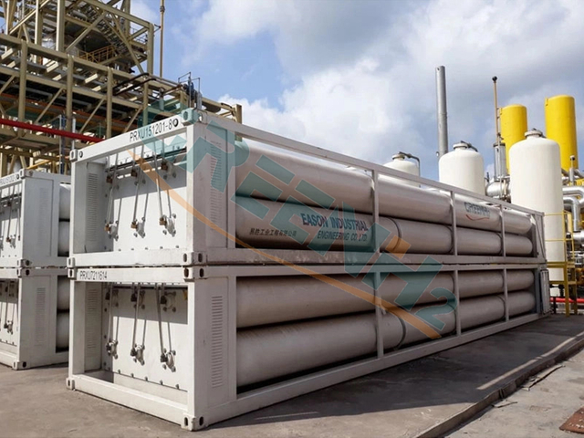 High Pressure Gas Storage Tube Trailers